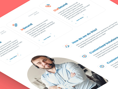 Contact Centers Website • UX/UI Design