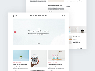 Cenote - Blog WordPress Theme blog cenote minimal theme wordpress