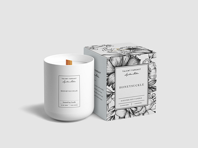 Minimal, Illustrated Candle Design advertising art brand branding and identity candle design designer drawing graphic design illustration illustrator labeldesign minimal packaging packagingdesign sketch typographic typography