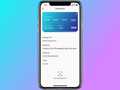 DailyUI #002 - Credit Card Checkout challange checkout page credit card daily 100 design mobile payment ui