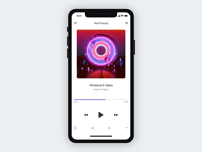 Daily UI #009 - Music Player