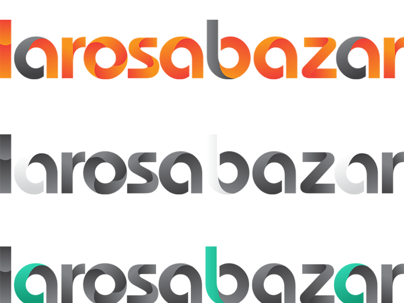 larosabazar.com logotype art ui logo alphabet illustration logo a day design logo 2d ai logo
