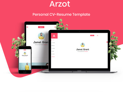 Arzot - CV Resume Template blog blog design branding cv design illustration logo multipurpose flyer psd design template design theme design theme for wordpress typography ui ux vector web web 2.0 web 3.0 woocomerce