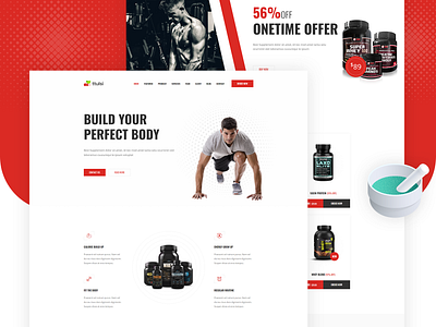 Ttulsi - Health Supplement Template by aThemeArt on Dribbble