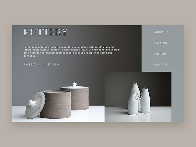 Pottery e-commerce