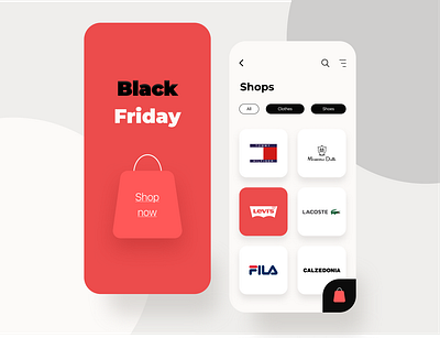 Black Friday Mobile app blackfriday concept dailyui design dribbble e commerce interface ios minimal mobile mobileapp ui ux web