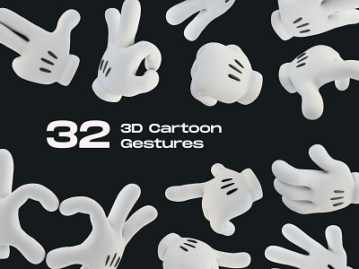 3D Cartoon Gestures