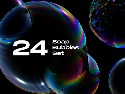 Soap Bubbles Set bubble color foam glossy soap soap bubble