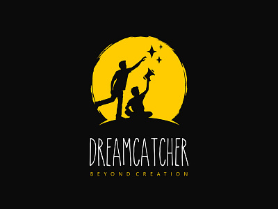 Dreamcatcher creative design dreams kids logodesign moonlight playful logo teenage