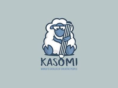 KASOMI character creative creative logo creative logo design cute design illustration logo logo design modern playful logo