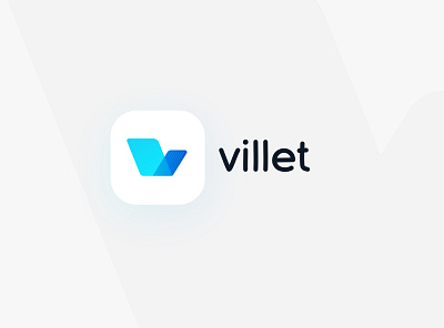 Villet logo app app logo illustrator logo logo design