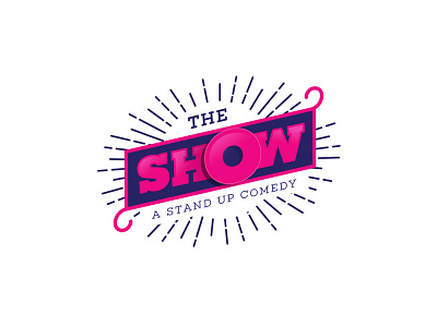 The Show - Logo branding gradiant icon illustration logo show tv type typography vector