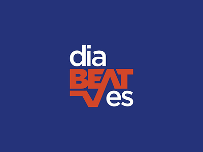 diaBEATes Logo diabetes wordmark logo