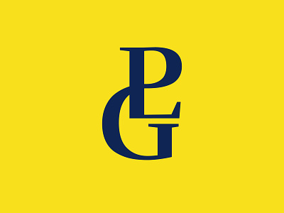 PLG Monogram branding logo logos logotype monogram type typography vector