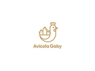 Avicola Gaby branding branding design design icon identity illustration illustrator logo minimal vector