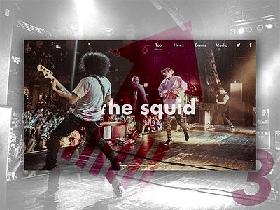 Landing Page app challenge daily dailyui landing page musician squid web