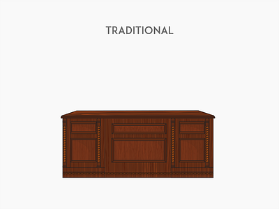 Traditional deck chair deck flat furniture illustration traditional vector