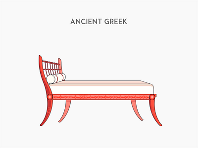 clipart of ancient greek furniture