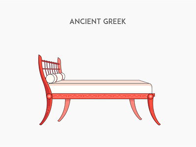 Ancient Greek sofa