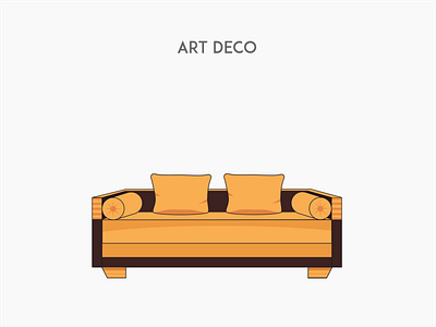 Art Deco sofa