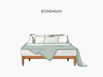 Bohemian bed