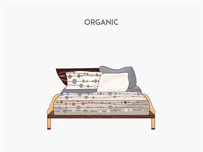 Organic bed bed furniture