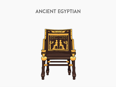 Ancient Egyptian chair furniture history