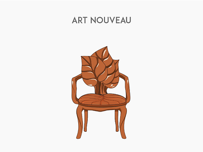 Art Nouveau art nouveau chair furniture