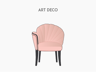 Art Deco art deco chair furniture