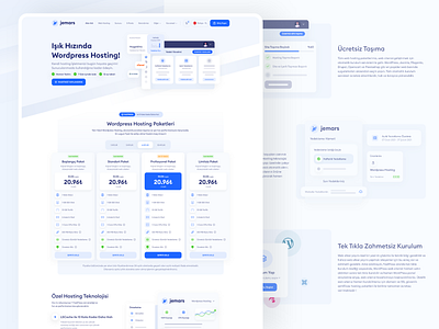 Jemars - Wordpress Hosting Page domain hosting hosting company hosting service hosting template inspiration inspirational pricing pricing page pricing plan pricing plans pricing table pricing tables ui ui design uiux web ui web ui design website website design