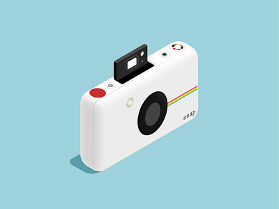 Polaroid Snap Isometric affinity designer camera illustration isometric polaroid