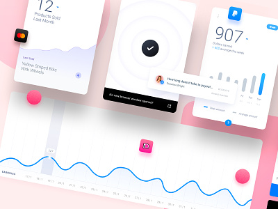 Dashboard | Components | eCommerce app app design clean components dashboad design design system inspiration interface light minimal payment statistics stats ui user experience user interface ux web website
