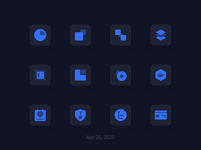 icons design dark