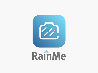 RainMe Logo Design app app design camera design icon illustration logo logo design rain uidesign