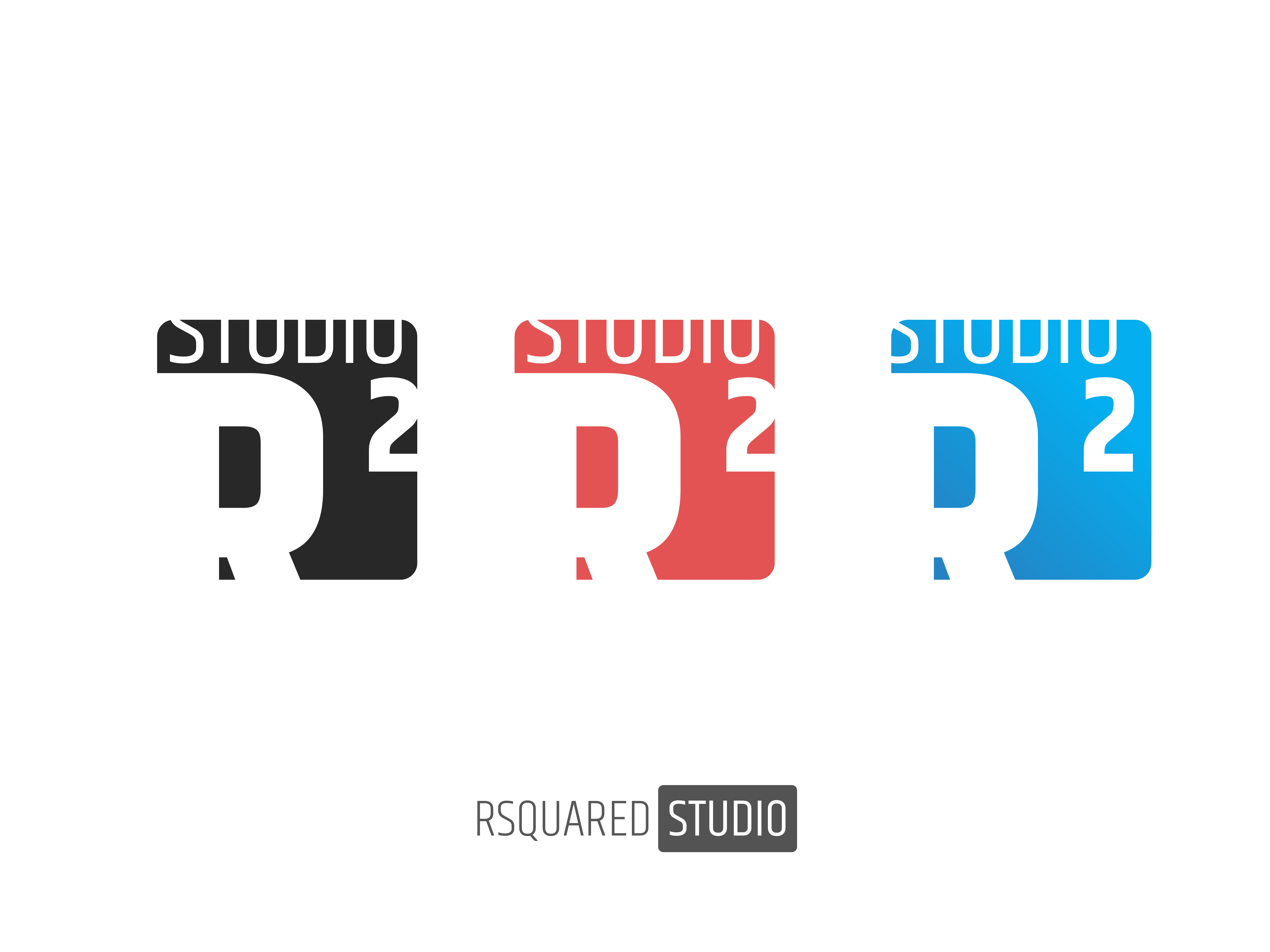 Logo Design - RSquared Studio by Shawn Deng on Dribbble