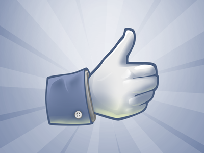 Facebook Like icon !