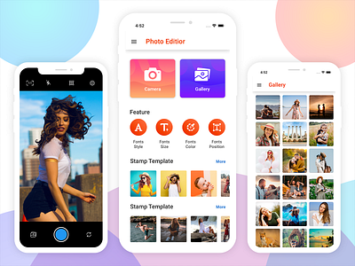 Photo Editor app concept app design app designers app ui design appdesign camera app color ui daily ui dailyui dailyuichallenge design image editing inspiration login screen photo editor photography poster ui