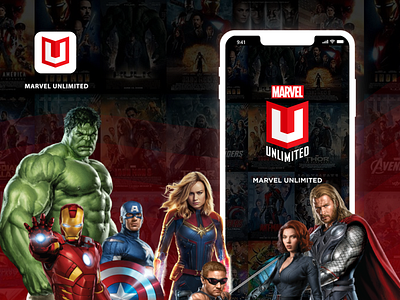 Marvel Unlimited App Concept