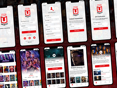 MARVEL UNLIMITED App Concept