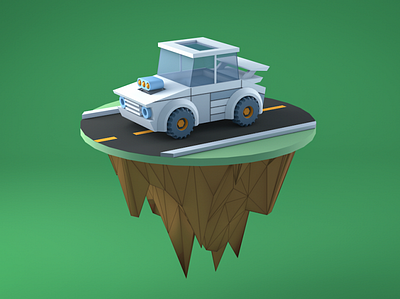 NO way c4d car design illustration ui