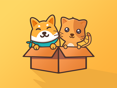 pets is coming ! cat dog kitty logo pets ps ui