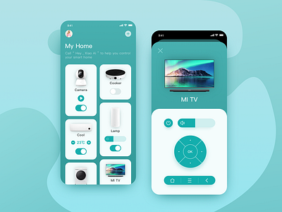 MIJIA smart home UI redesign