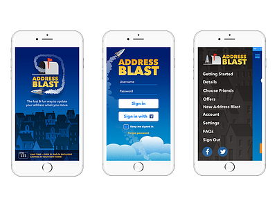 Address Blast App app mobile