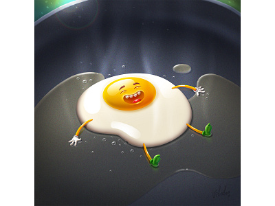 happy egg cartoon egg happy illustration photoshop vitalas vitalii petrenko