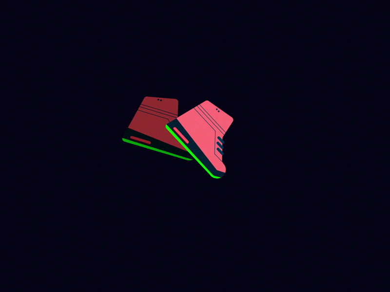 shoes walk cycle 👟 2d animation after effect animated gif animation boots colours design flat free download free download after effect freebie gif illustration kicks neon new shoes steps vector walk cycle