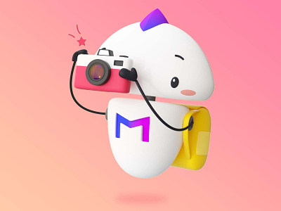 Martee - Your Friendly Travel Guide. 3d 3d modelling adobe branding cartoon character animation character design colours creative design graphic design illustration people rebound shot