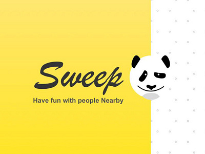 Sweep Panda fun illustration logo social network