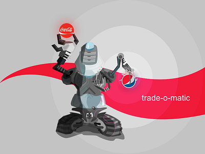Trade-o-mat cola cyberpunk future hitech pepsi