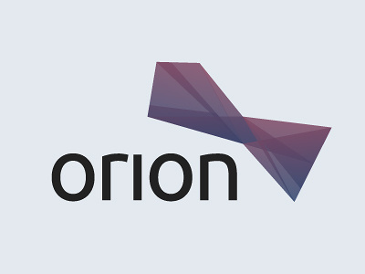 Orion constellation logo orion typography work in progress