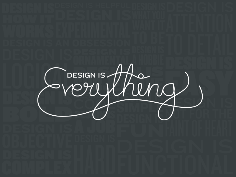 Design is Everything Animated animated calligraphy contest dribbble gif lettering motion playoff rebound shopify type typography